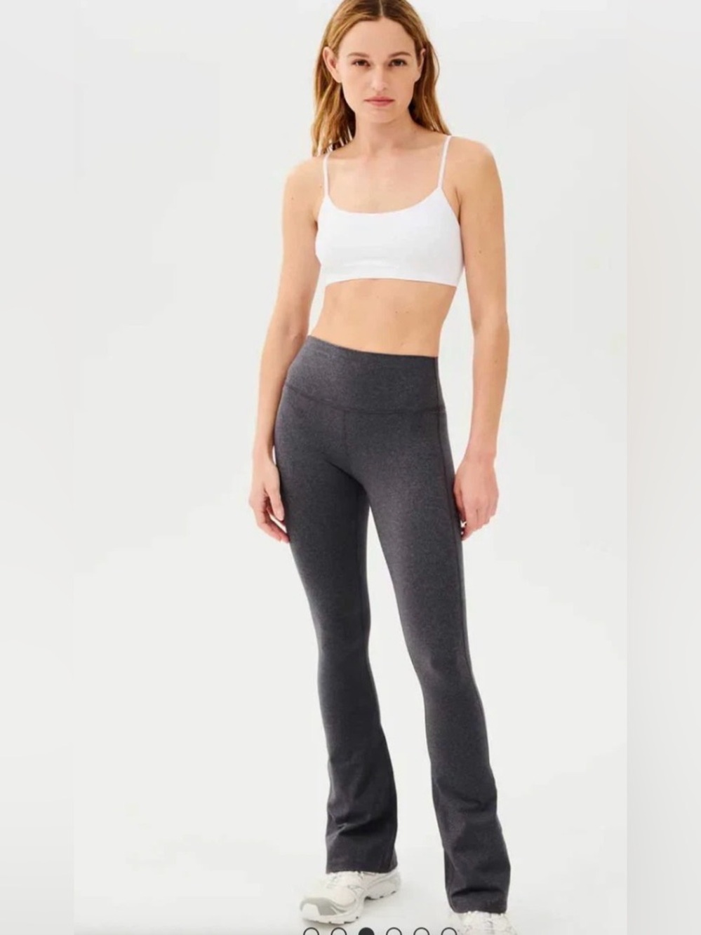 Splits 59 RAQUEL heather grey flare leggings